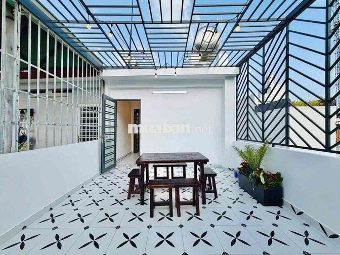 Cho thuê nhà full nội thất 549 lê Văn Thọ( 4x15) 2 lầu , st , 5pn 5ưc
