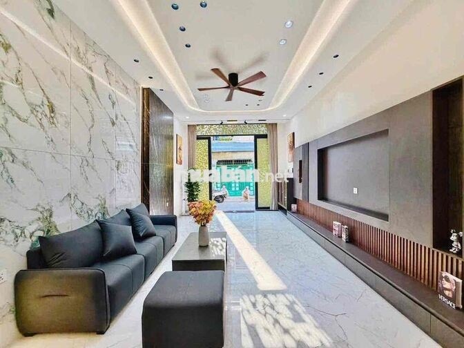 Cho thuê nhà full nội thất 549 lê Văn Thọ( 4x15) 2 lầu , st , 5pn 5ưc