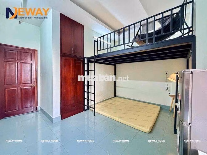 Duplex Cửa Sổ Trời Full Nội Thất Có Máy Giặt Riêng_Gần Aeon Mall,HUIT