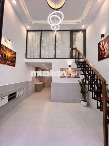 NHÀ 2 LẦU PHÚ THỌ HOÀ QUẬN TÂN PHÚ DTSD( 4.3m x 8m 33m2 )
