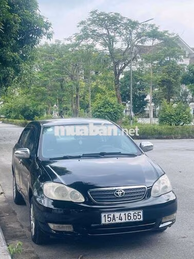 Toyota Corolla Altis 2002 Số sàn Đen
