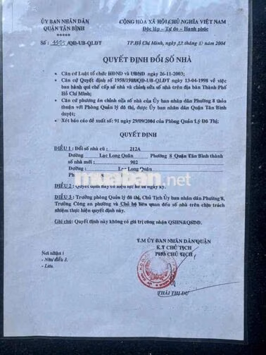 Chính Chủ Cần Tiền Gấp Bán Nhanh Nhà Mặt Tiền Tân Bình HCM