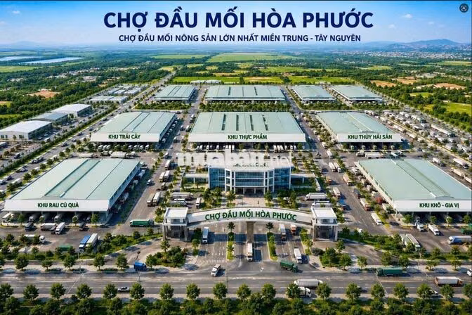 🌞CỤM 2 LÔ LIỀN KỀ, giá 1tỷ350/lô khu vực CHỢ ĐẦU MỐI HÒA XUÂN🌞