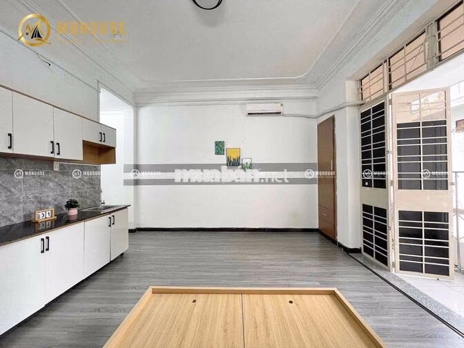 Căn Hộ Studio - 35m2 - Ban Công - Full Nội Thất- Khu K300