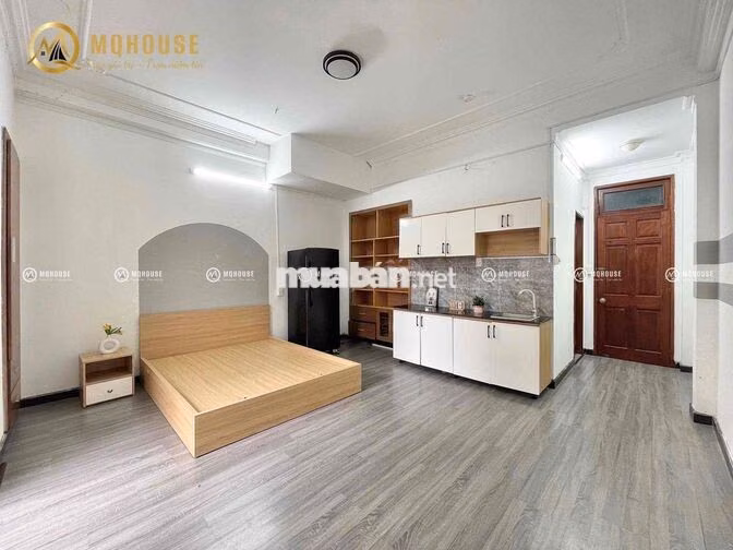 Căn Hộ Studio - 35m2 - Ban Công - Full Nội Thất- Khu K300