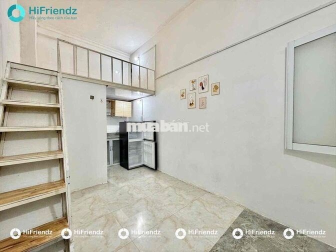 PHÒNG GÁC CỬA SỔ FULL NỘI THẤT KHU BÀU CÁT - GẦN ĐẠI HỌC VĂN HIẾN