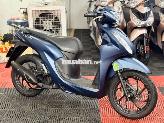 Honda Vision 2021 Bản đặc biệt Xanh nhám