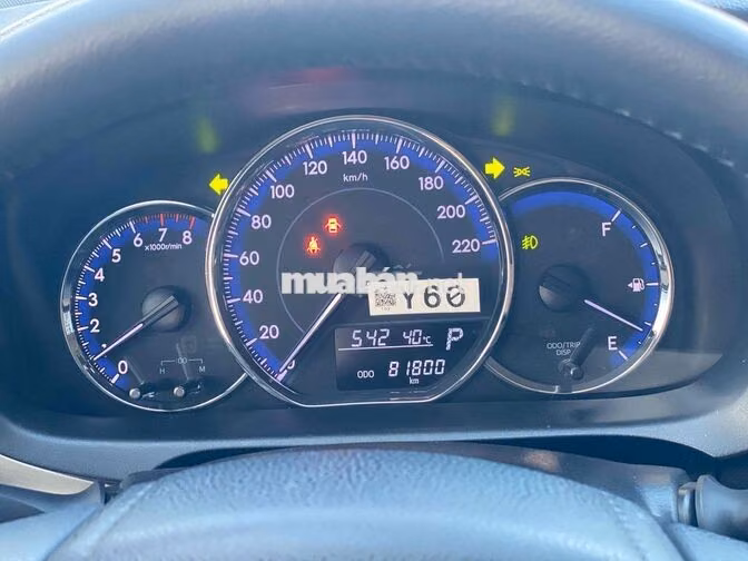 Toyota Vios 1.5G 2018 Trắng 81.000km