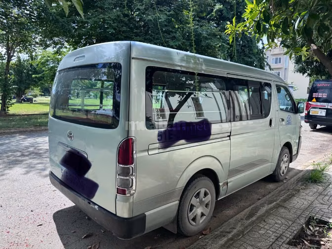 Toyota Hiace VAN 5 chỗ, 850kg, máy xăng - 2009 - sẵn xe giao ngay