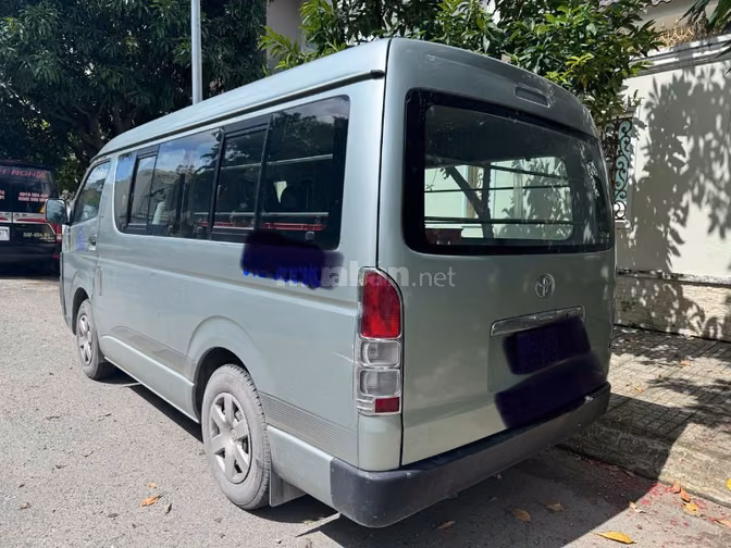 Toyota Hiace VAN 5 chỗ, 850kg, máy xăng - 2009 - sẵn xe giao ngay