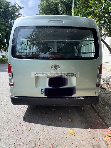 Toyota Hiace VAN 5 chỗ, 850kg, máy xăng - 2009 - sẵn xe giao ngay