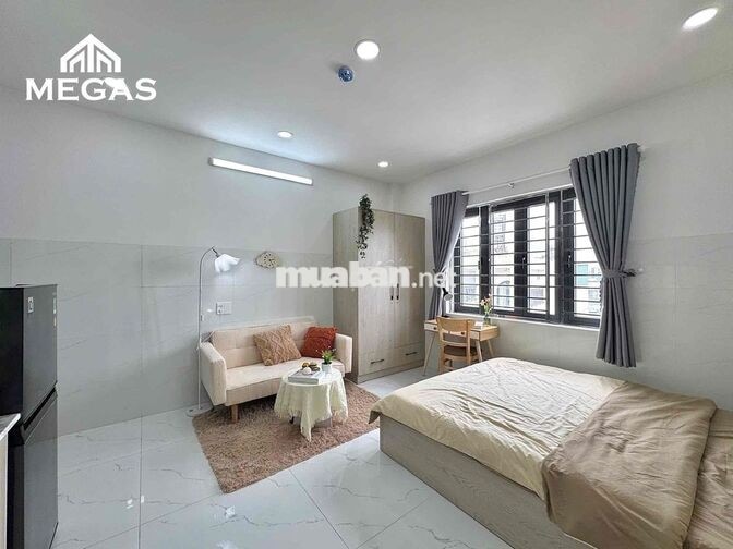STUDIO ĐẦY ĐỦ NỘI THẤT - CỬA SỔ THOÁNG - ĐẠI HỌC HUFLIT