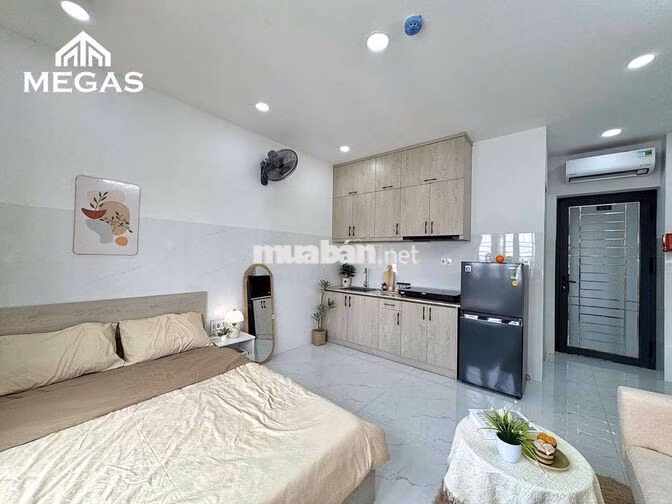 STUDIO ĐẦY ĐỦ NỘI THẤT - CỬA SỔ THOÁNG - ĐẠI HỌC HUFLIT