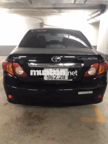 Toyota Altis 2009 Số tự động màu Đen