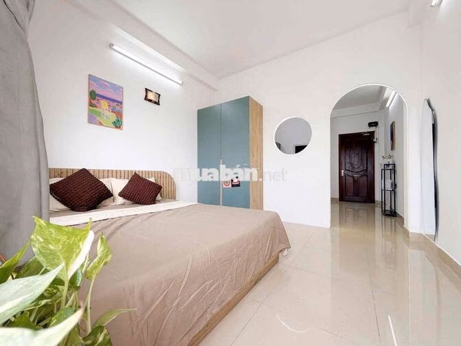 Cho thuê căn hộ 1PN - Nguyễn Thái Sơn - Ban công, tách bếp