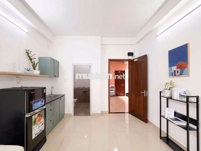 Cho thuê căn hộ 1PN - Nguyễn Thái Sơn - Ban công, tách bếp