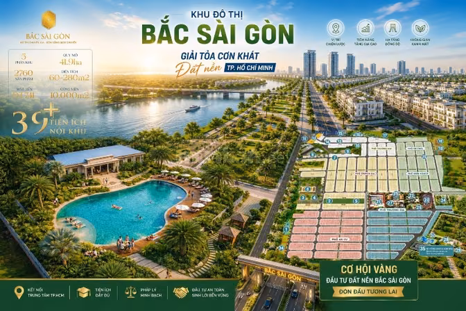 Lương 10 TRIỆU vẫn sở hữu được đất nền tại KĐT Bắc Sài Gòn