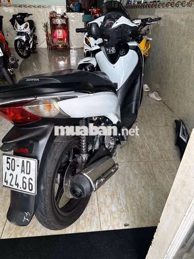 Honda SH ý 125i 2010 Trắng đen
