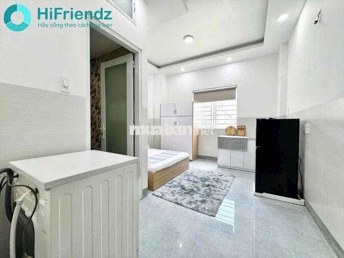 🎉STUDIO FULL NỘI THẤT, MÁY GIẶT RIÊNG - CÁCH ĐH VĂN HIẾN 5P ĐI XE🥰