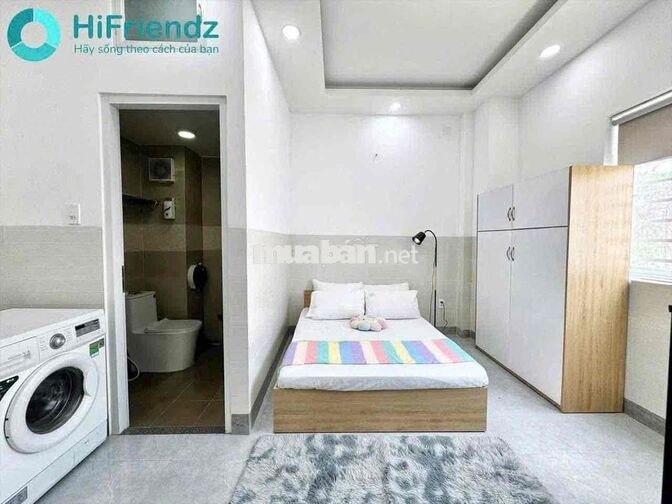 🎉STUDIO FULL NỘI THẤT, MÁY GIẶT RIÊNG - CÁCH ĐH VĂN HIẾN 5P ĐI XE🥰