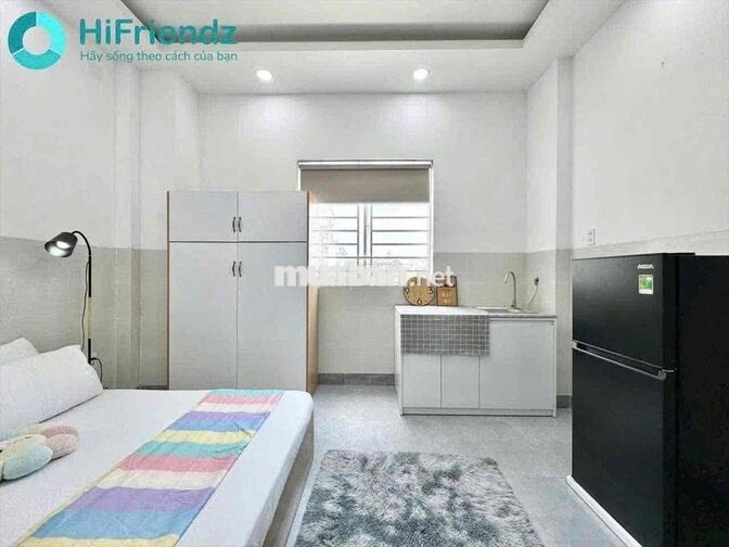 🎉STUDIO FULL NỘI THẤT, MÁY GIẶT RIÊNG - CÁCH ĐH VĂN HIẾN 5P ĐI XE🥰
