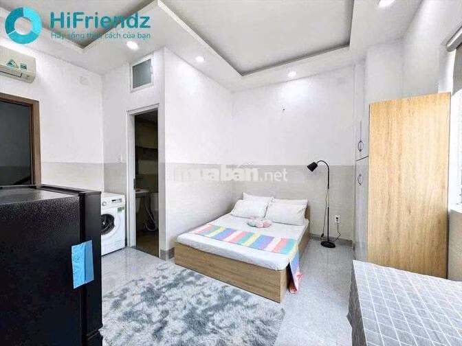 🎉STUDIO FULL NỘI THẤT, MÁY GIẶT RIÊNG - CÁCH ĐH VĂN HIẾN 5P ĐI XE🥰