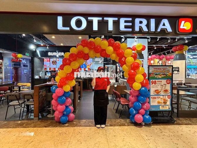 LOTTERIA TUYỂN DỤNG KHÔNG YÊU CẦU KINH NGHIỆM
