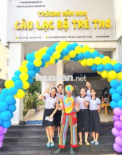 Đầu bếp trường mầm non Kid's Club Bình Tân