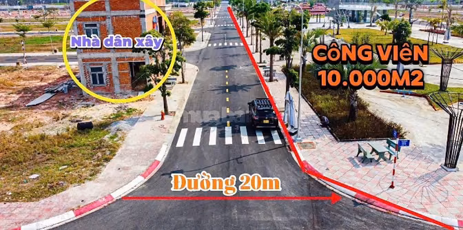 Lô đất 70m2 ngang 5m dài 14m  chỉ 239triệu . Mặt tiền rộng 6m .