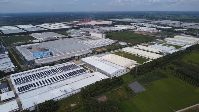 10x61 đường nhựa gần cổng chính KCN Phước Đông. 2,3 tỷ 