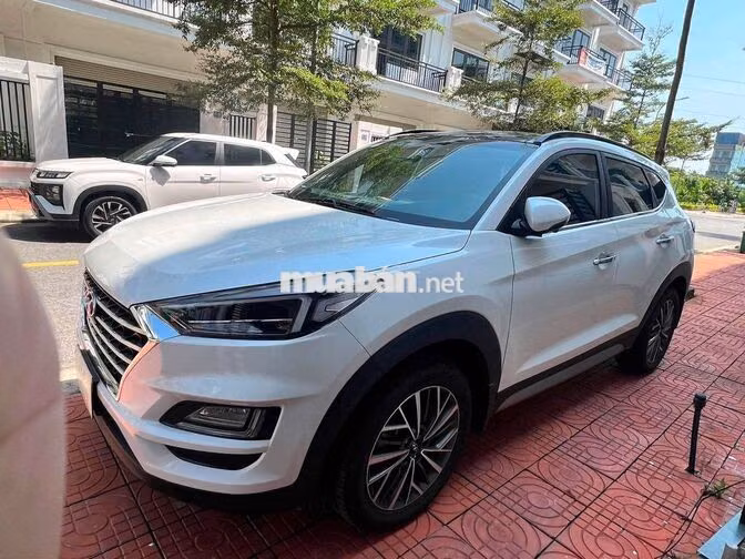 Hyundai Tucson 2021 Xăng đặc biệt 53000 km Trắng