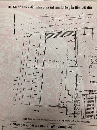  Bán nhà mặt tiền Đường số 1, P.13, GV: 16,7m x 40= 709m2, giá 62 tỷ