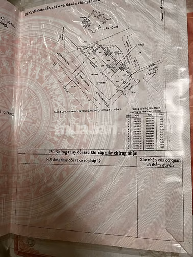 BÁN CHUNG CƯ MT TÂN HÒA ĐÔNG (C.CƯ CÂY ĐA), P.14, Q.6, 1.9 TỶ