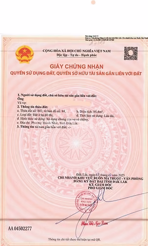 Bán 2 lô LK 4,5x19 và 5x22 nở hậu cách chợ Duy Hòa - Khánh Xuân 100m