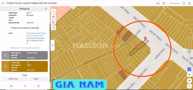 BÁN NHÀ MẶT TIỀN KINH DOANH : 449 HAI BÀ TRƯNG - P. 8 - Q. 3 - TPHCM