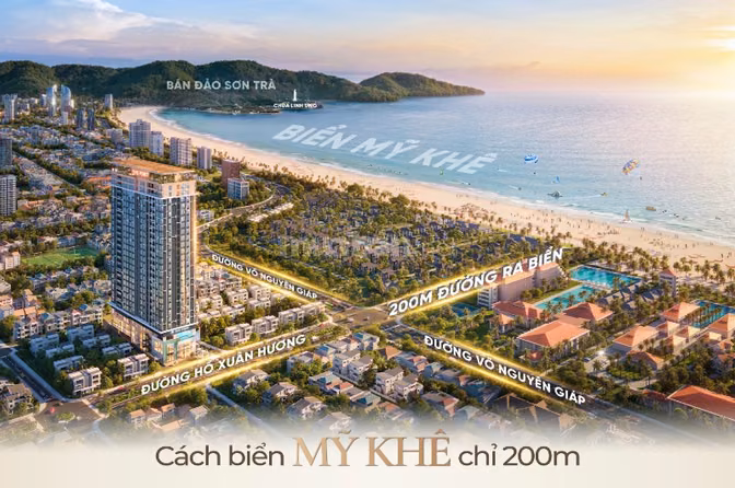 Sở Hữu Căn Hộ Biển Mỹ Khê Lâu Dài 4.4 Tỷ - Khai Thác Thuê 20-25Tr/Thág
