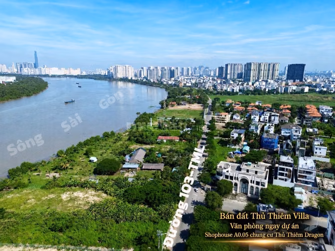 Bán nền Villa Thủ Thiêm 8x23m giá bán nhanh 148tr/m2