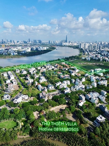 Bán nền biệt thự đơn lập KDC Thủ Thiêm Villa - DT 234m2 giá 38.6 tỷ