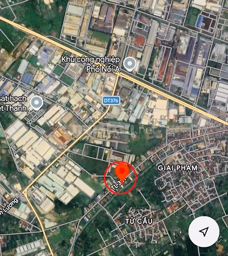 124m2 đất đấu giá Giai Phạm, Mặt đường TL381, Cạnh KCN Phố Nối A