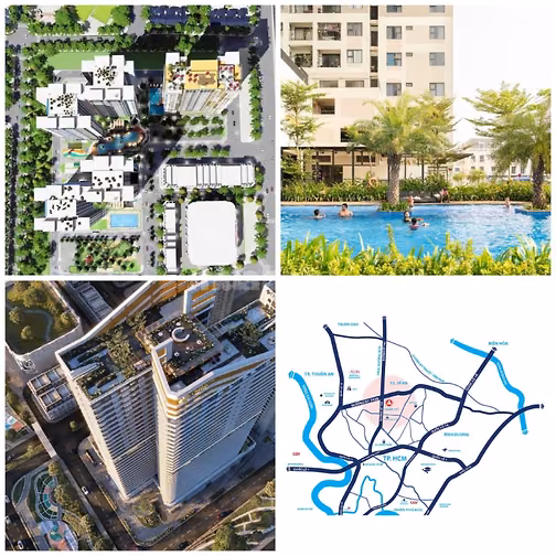 CC bán căn hộ Charm City Dĩ An 70m², 2PN 2WC, view Landmark, full NT