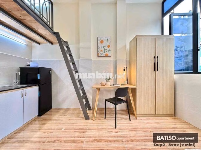 DUPLEX CỬA SỔ TRỜI RỘNG 40M2 FULL NỘI THẤT MỚI KENG NGAY Q10
