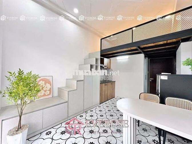 Duplex Siêu đẹp, Full nội thất, Phan Huy Ích, 35m2, Cách HUIT 10 phút
