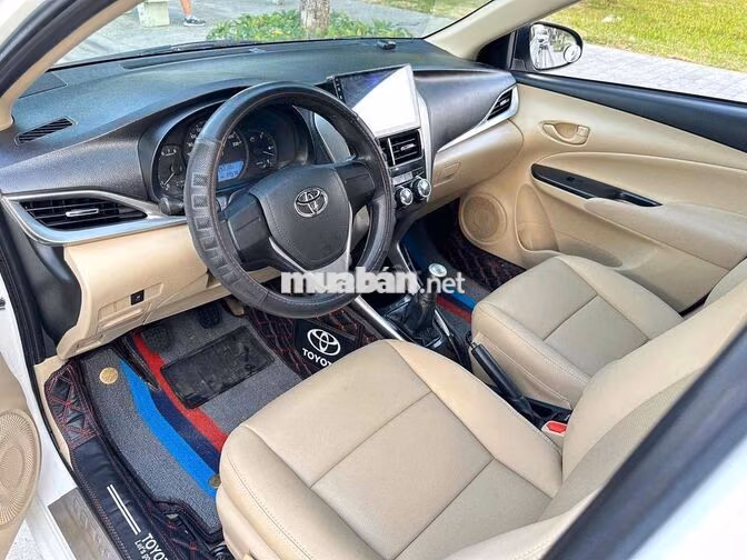 Toyota Vios E 2019 Số sàn Trắng 90000 km
