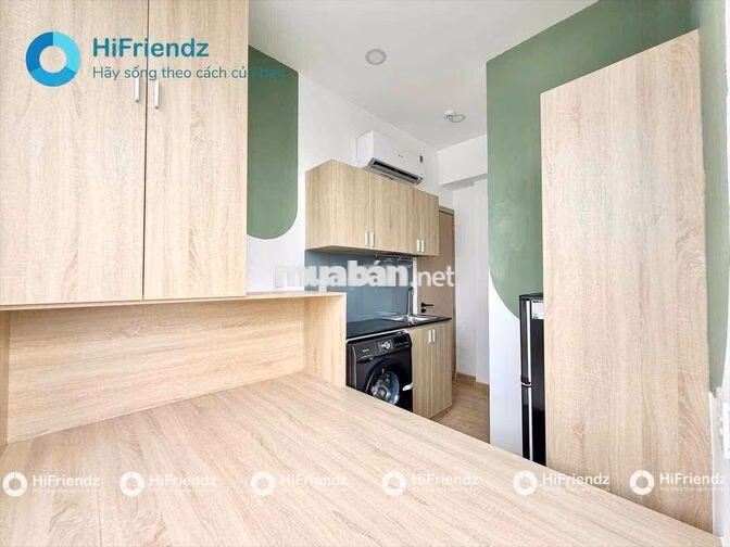 STUDIO FULL NỘI THẤT MÁY GIẶT RIÊNG SAU CHỢ THẠCH ĐÀ