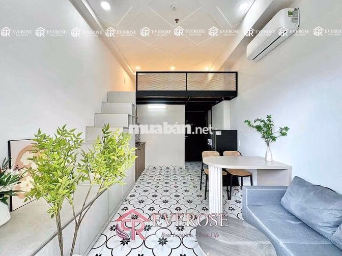 Duplex Siêu đẹp, Full nội thất, Phan Huy Ích, 35m2, Cách HUIT 10 phút