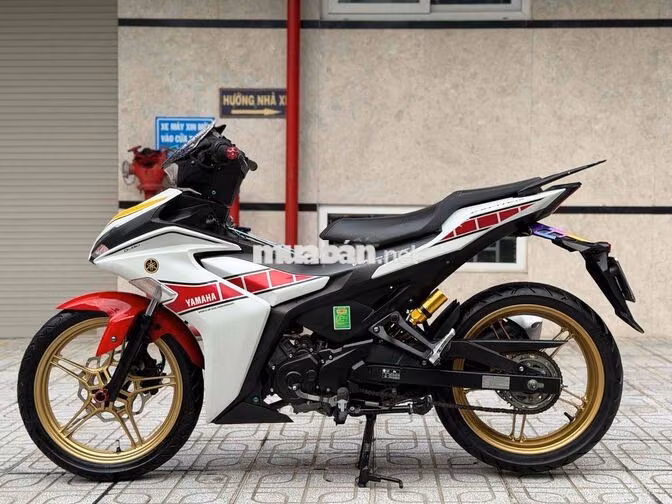 Yamaha Exciter 155 2022 Trắng đỏ mâm vàng