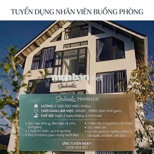 Nhân viên buồng phòng