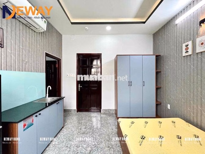 PHÒNG FULL NỘI THẤT CỬA SỔ TRỜI CÁCH TRƯỜNG VĂN HIẾN 10P