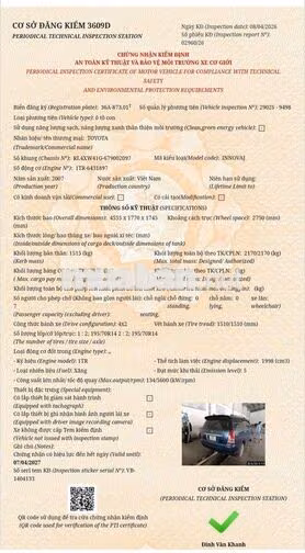 Bán Innova 2007 chính chủ xe còn đẹp