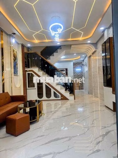 Nhà Đẹp quận 6 51m2 1t2l full nội thất hẻm xe hơi
